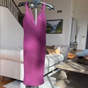 Likely Magenta Midi Dress